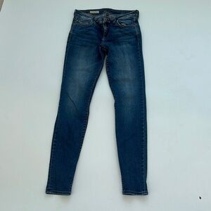 Lightly worn, Size 4, medium-blue, jeans